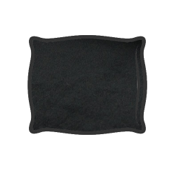 Tissu coussin - NOIR