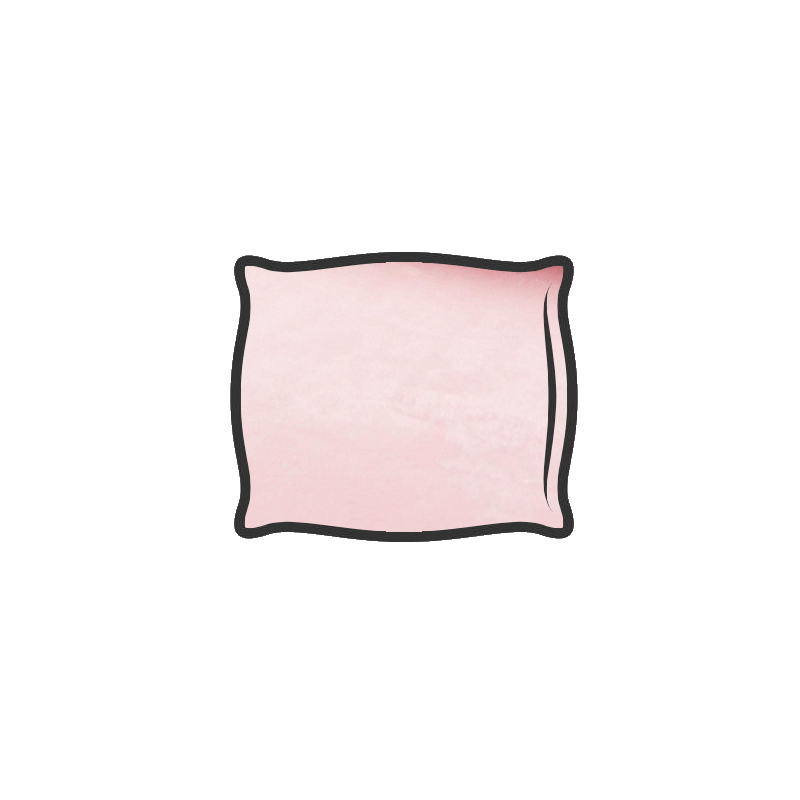 Tissu coussin - ROSE CLAIR